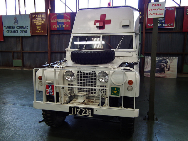 1963 Land Rover Series 2A 109in WB ambulance - United Nations.jpg